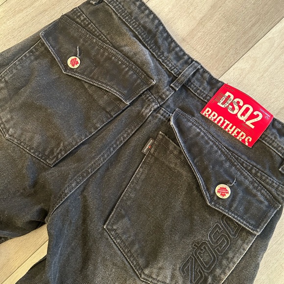 DSQUARED2 Brothers Men's Black Jeans Size 32x27 - Picture 15 of 15
